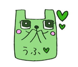 Square animals and friends sticker #4394428