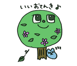 Square animals and friends sticker #4394431