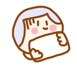 Japanese sweet girl sticker #4394514