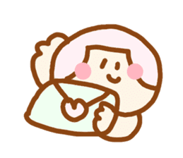 Japanese sweet girl sticker #4394535