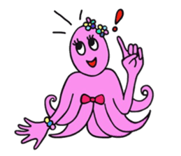 Elegant Octopus sticker #4394562