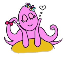 Elegant Octopus sticker #4394565