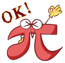 x+y Anna's Pi in Mathland, Anna and Pi I sticker #4394696