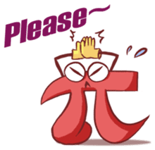 x+y Anna's Pi in Mathland, Anna and Pi I sticker #4394702