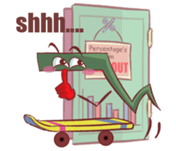 x+y Anna's Pi in Mathland, Anna and Pi I sticker #4394707