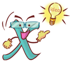 x+y Anna's Pi in Mathland, Anna and Pi I sticker #4394732