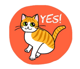 "OK" Cats(English ver.) sticker #4395137
