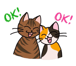 "OK" Cats(English ver.) sticker #4395145