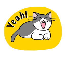 "OK" Cats(English ver.) sticker #4395155