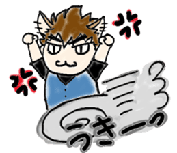 Cat craftsman sticker #4395467