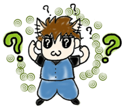 Cat craftsman sticker #4395468