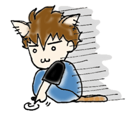 Cat craftsman sticker #4395477