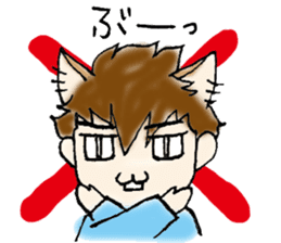 Cat craftsman sticker #4395478