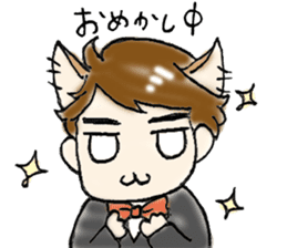 Cat craftsman sticker #4395485