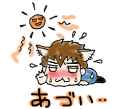 Cat craftsman sticker #4395493