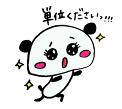 Bad PANDA in University sticker #4395788