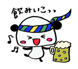 Bad PANDA in University sticker #4395791