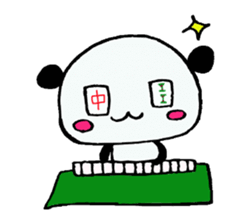 Bad PANDA in University sticker #4395807