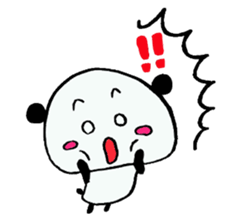 Bad PANDA in University sticker #4395811