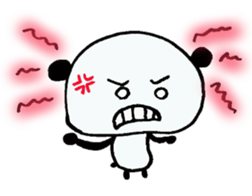 Bad PANDA in University sticker #4395813