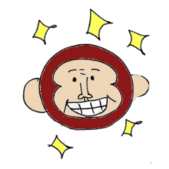 graffiti-style monkey