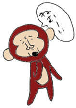 graffiti-style monkey sticker #4395834