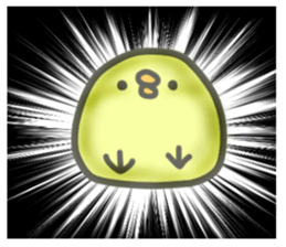 I and chick sticker #4396113