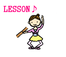 BALLET GIRL sticker #4396378