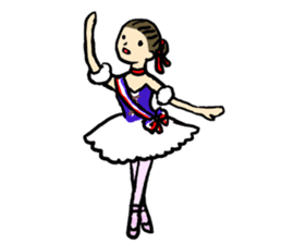 BALLET GIRL sticker #4396383