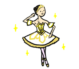 BALLET GIRL sticker #4396385