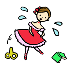 BALLET GIRL sticker #4396390