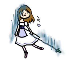 BALLET GIRL sticker #4396393