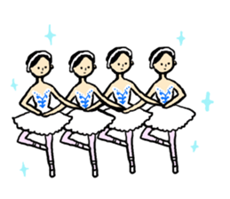 BALLET GIRL sticker #4396395