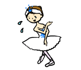 BALLET GIRL sticker #4396396