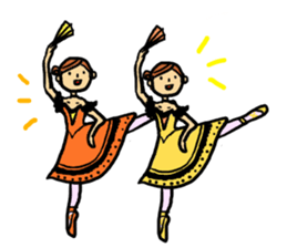 BALLET GIRL sticker #4396415