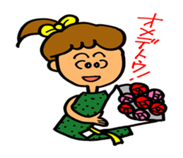 Daily conversation of Sakura sticker #4396839