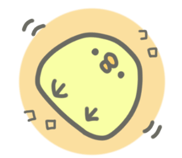 Chick and chicken sticker #4396899