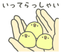 Chick and chicken sticker #4396918