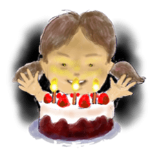 Ah-chan sticker #4397407