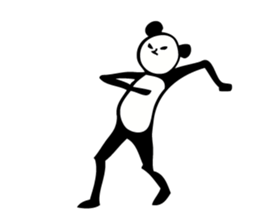 Panda to convey your thoughts. sticker #4397417