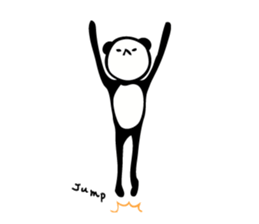 Panda to convey your thoughts. sticker #4397424