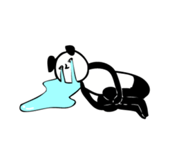 Panda to convey your thoughts. sticker #4397429
