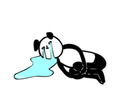 Panda to convey your thoughts. sticker #4397429