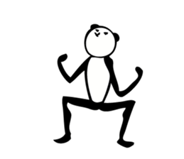 Panda to convey your thoughts. sticker #4397431