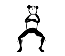 Panda to convey your thoughts. sticker #4397432