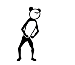 Panda to convey your thoughts. sticker #4397440