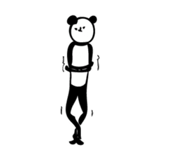 Panda to convey your thoughts. sticker #4397444