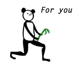 Panda to convey your thoughts. sticker #4397445
