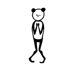 Panda to convey your thoughts. sticker #4397448