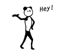 Panda to convey your thoughts. sticker #4397449